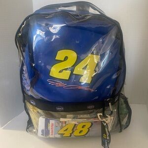 Nascar fans. Jeff Gordon Jimmy Johnson Nascar backpack from sponsorship races